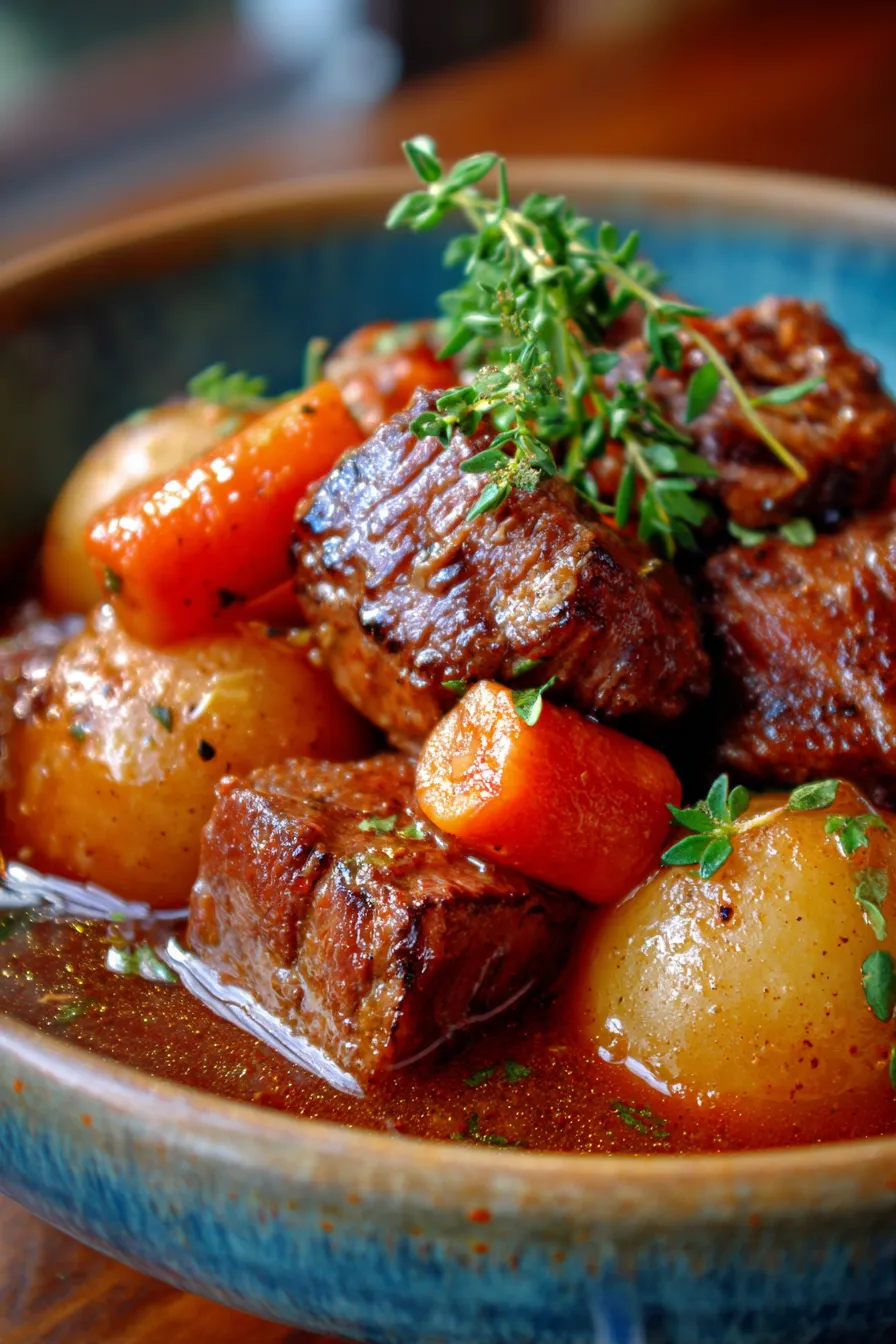 Slow-Simmered Beef Stew with Tender Chunks of Beef-ingredients-mise_en_place