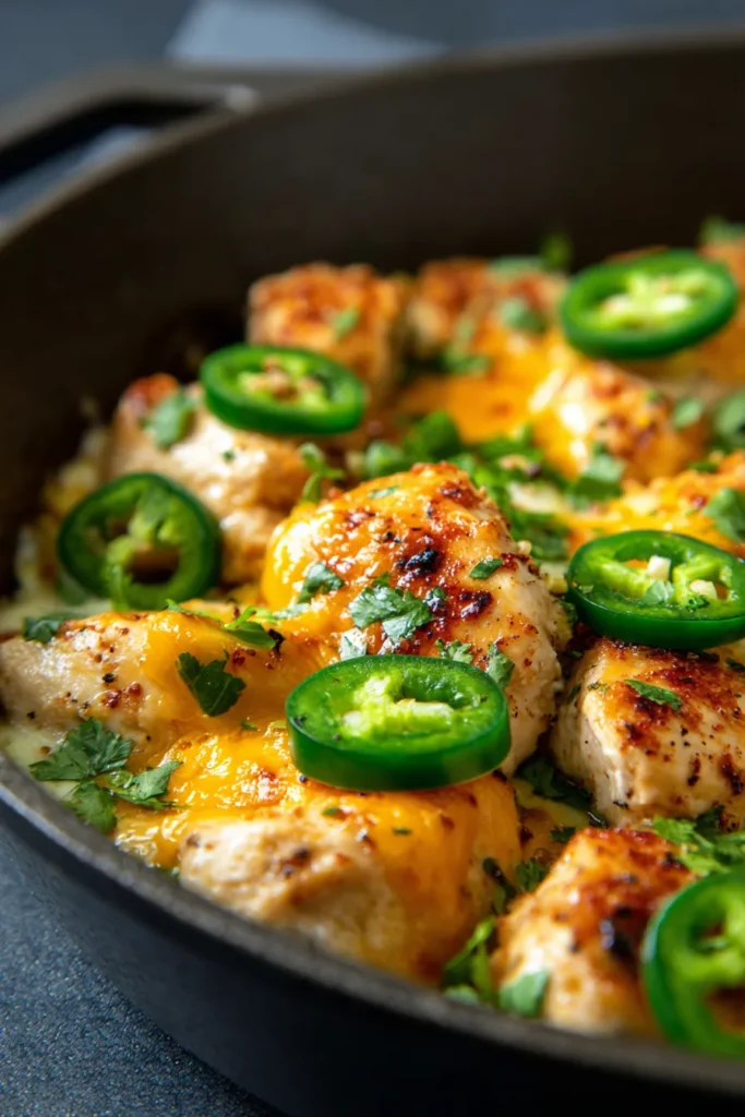 Spicy Jalapeño Chicken Skillet: Easy Weeknight Meal!
