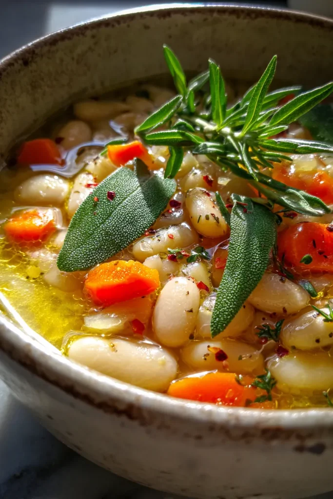Hearty Tuscan White Bean Soup: Easy Comfort Food Recipe