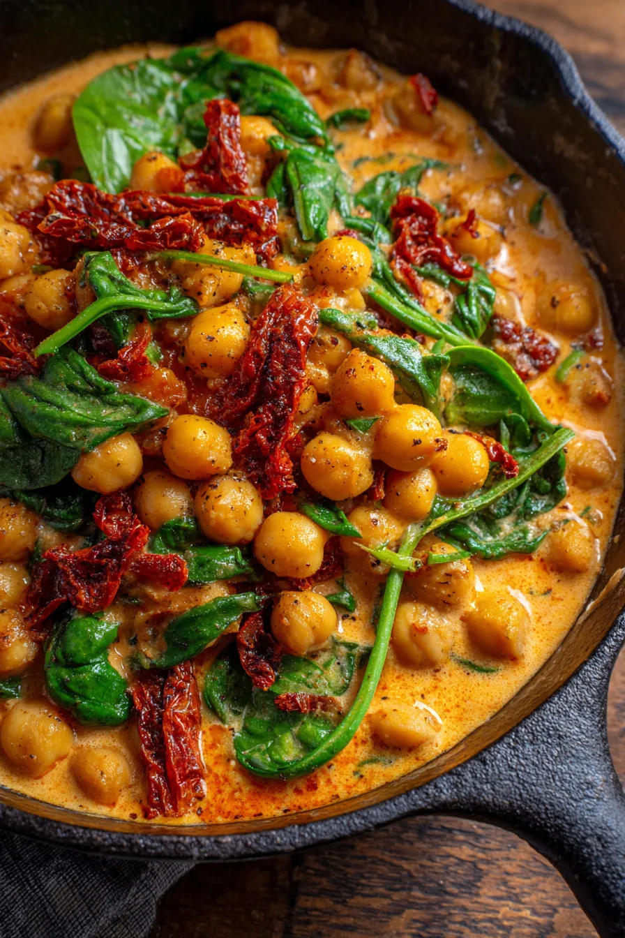vegetarian skillet dinner-garlic-tomato