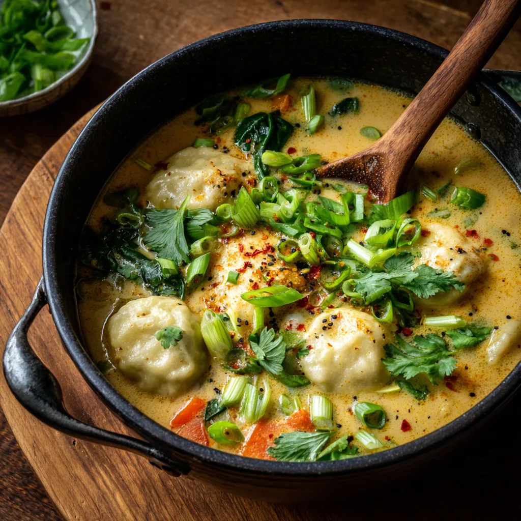 Curry Dumpling Soup (One-Pot Comfort Meal)