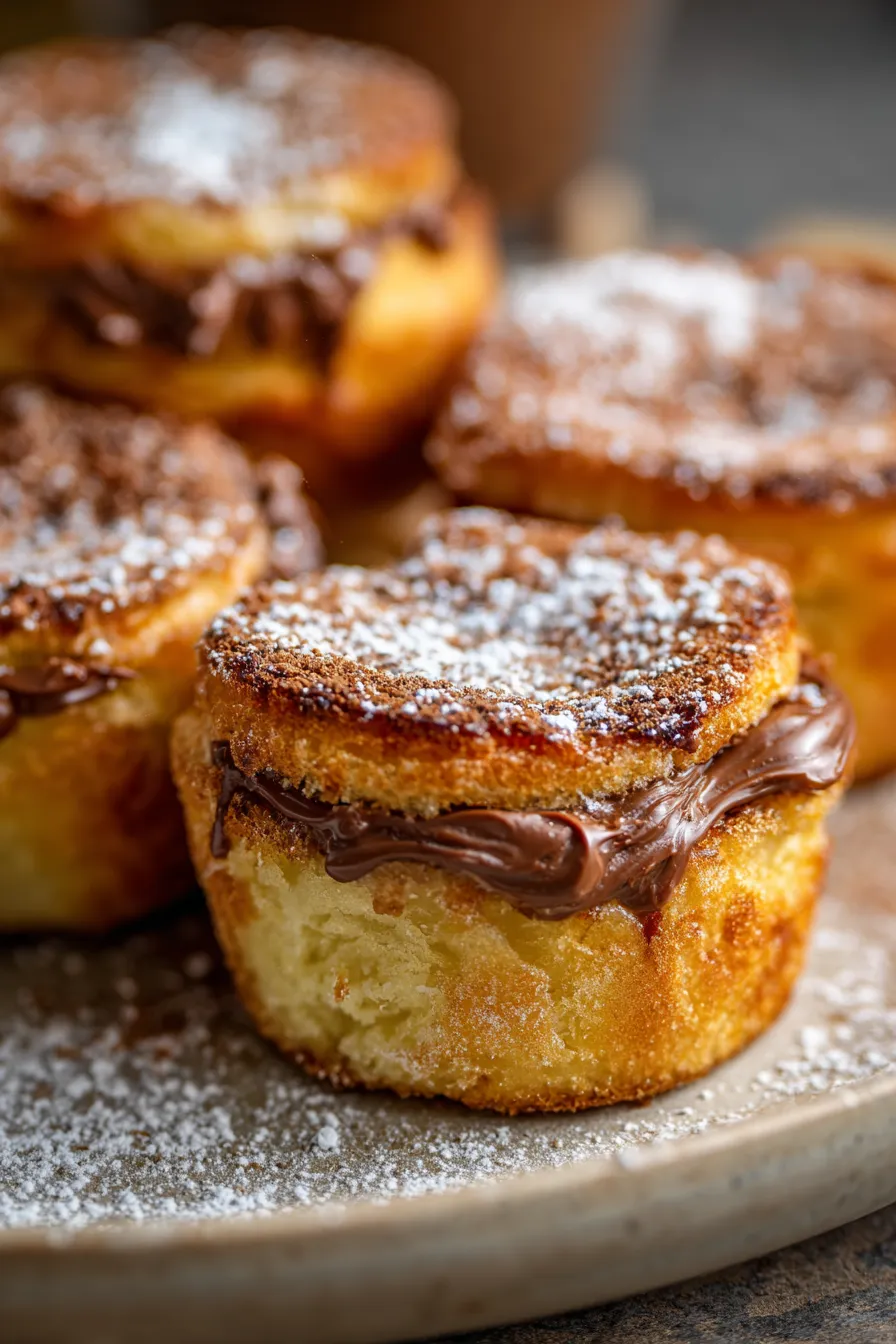 Air Fryer dessert golden brown