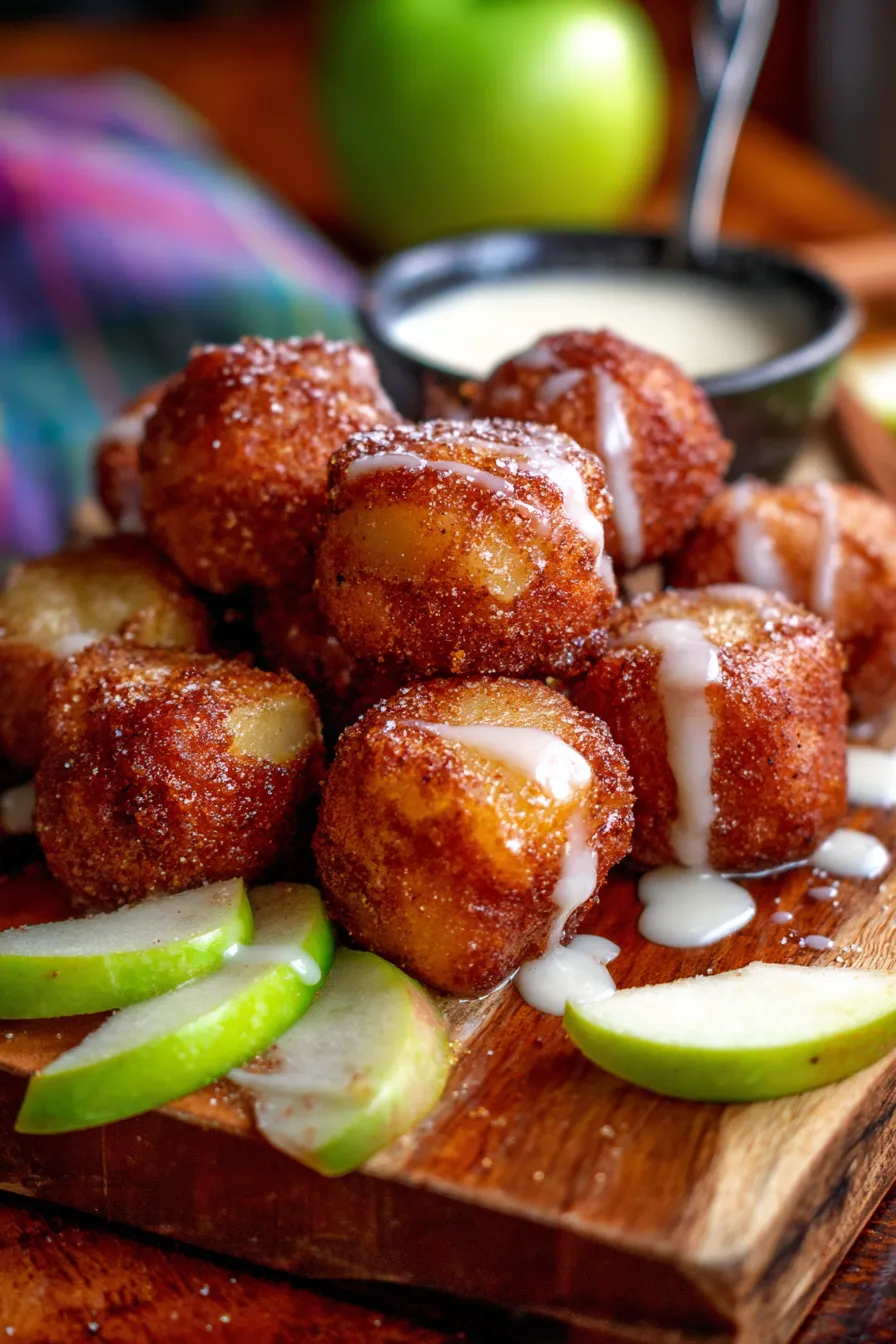 Apple Fritter Bites-comfort-food