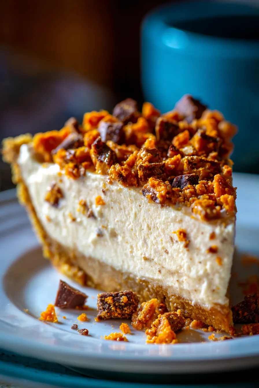 Butterfinger Pie-creamy-texture