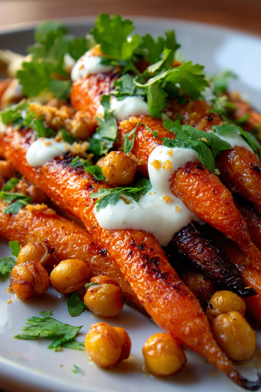 Caramelized carrots-texture-closeup