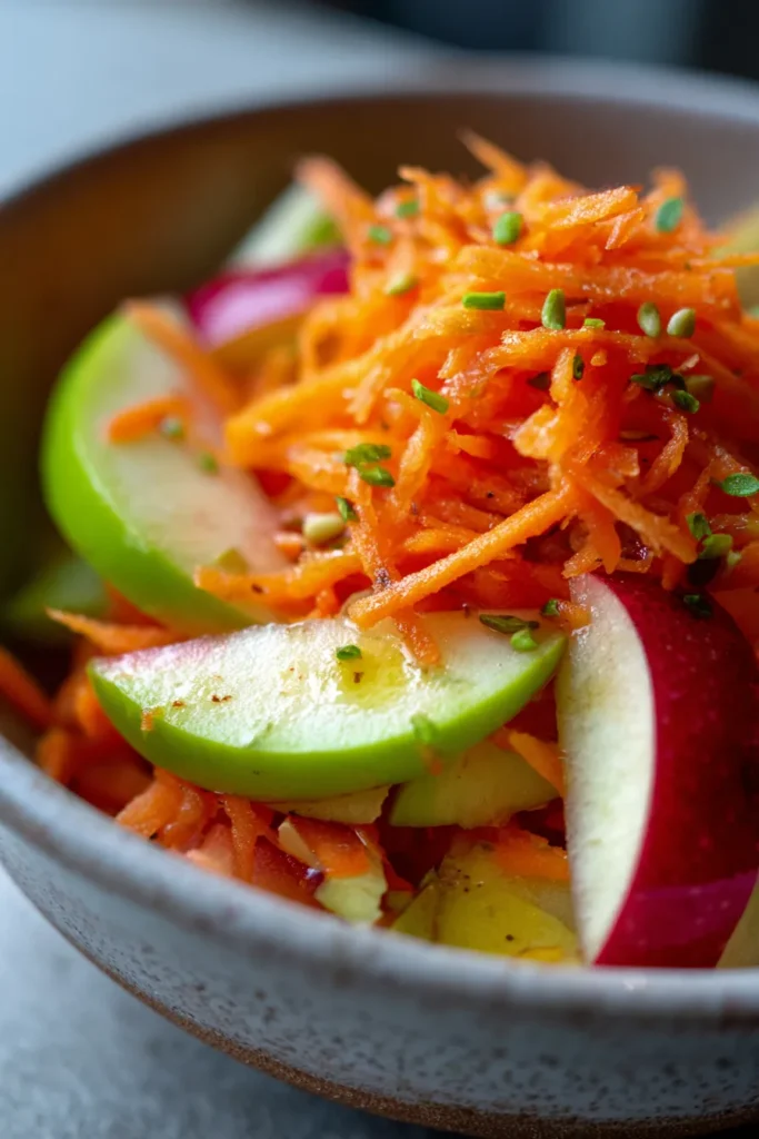 Vibrant Carrot Apple Salad: Easy & Healthy Side Dish