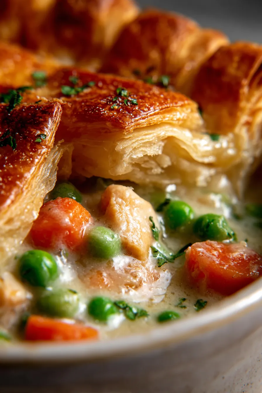 chicken pot pie with crust