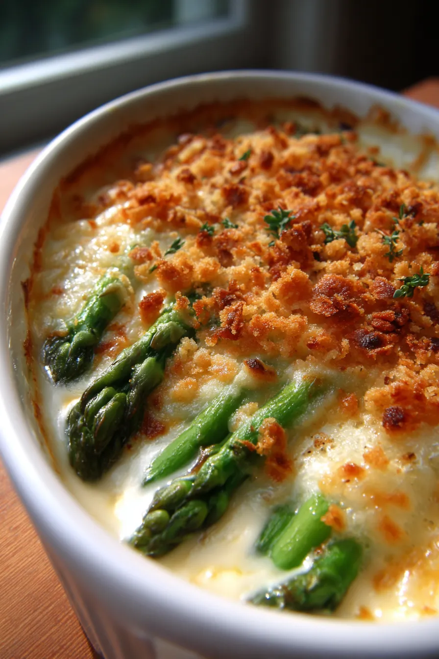 creamy asparagus casserole