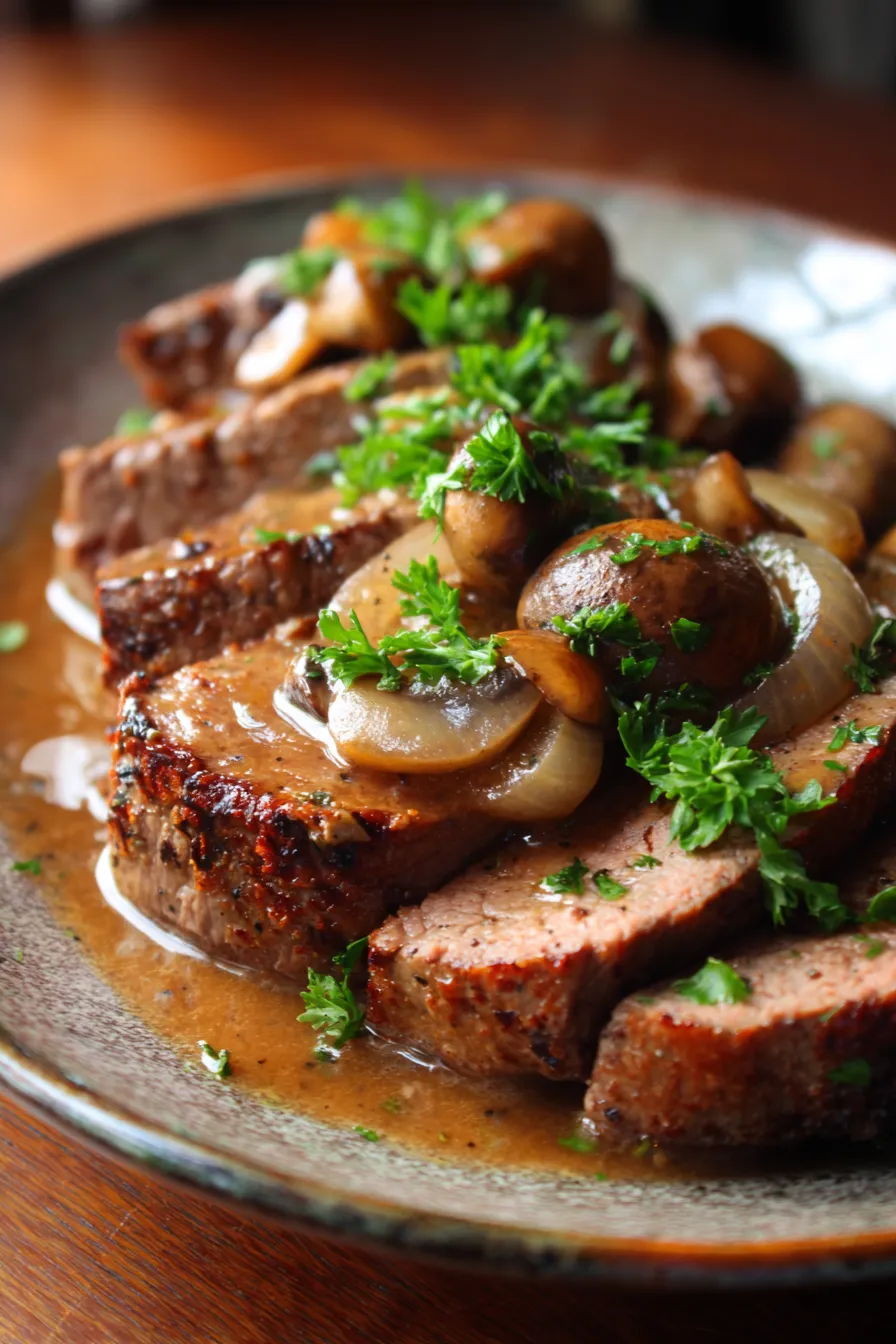 Crock Pot Sirloin Steak and Gravy-ingredients-prep