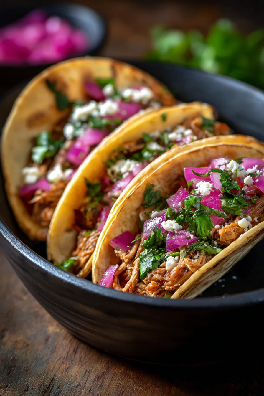 fresh cilantro and lime tacos