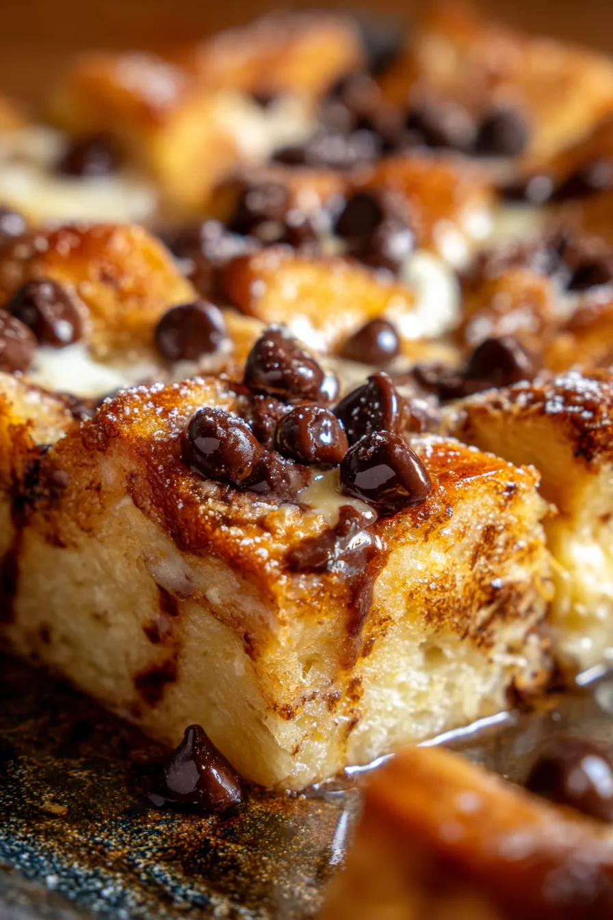 gooey bread pudding texture