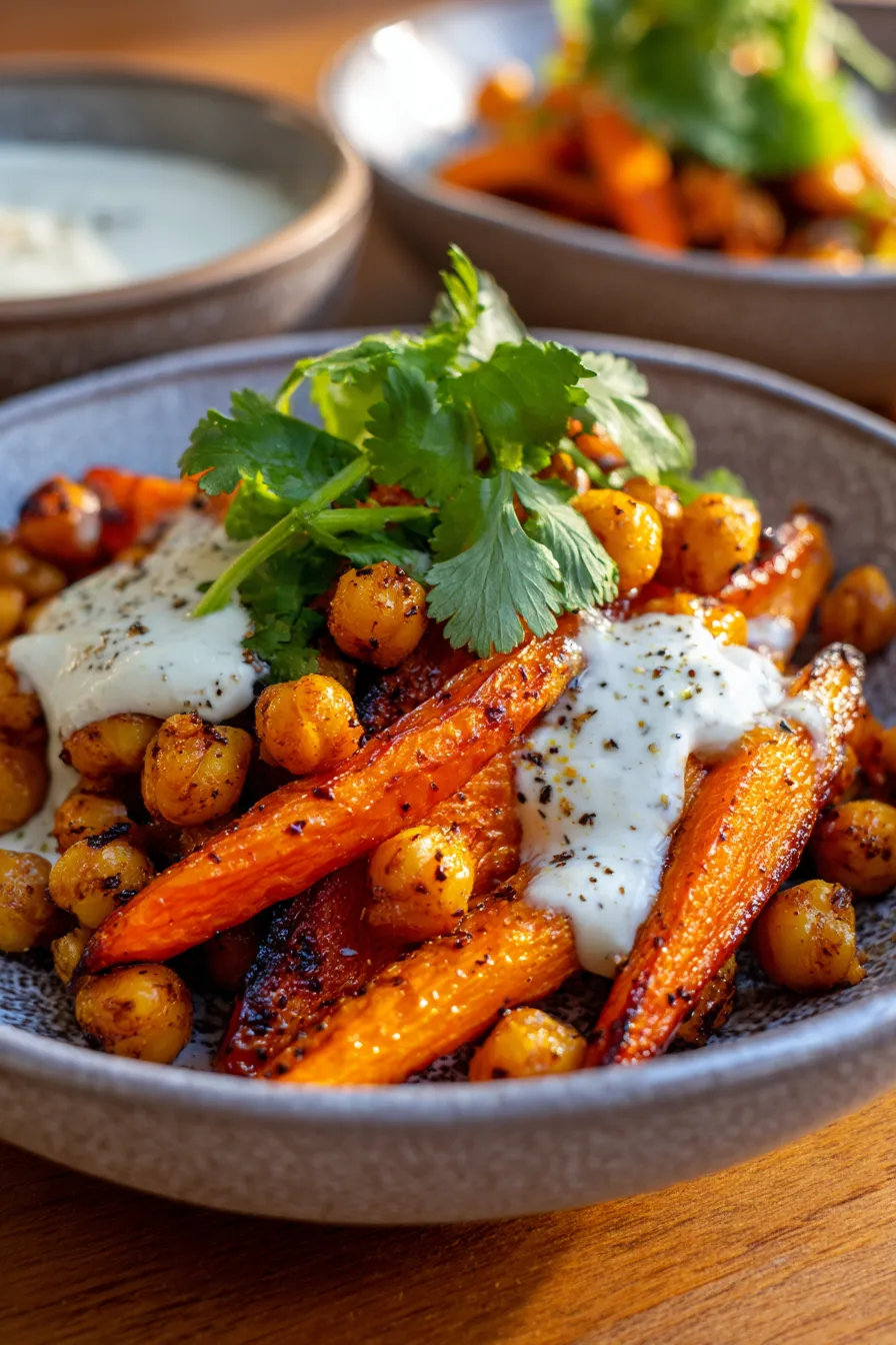 Healthy vegetarian meal-vibrant colors-fresh herbs
