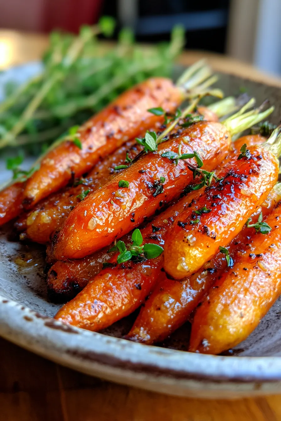 Honey Roasted Carrots-texture-caramelized