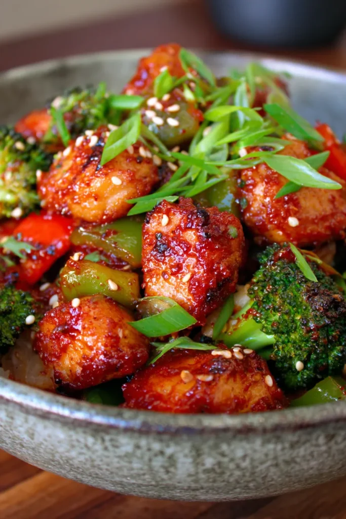 Fiery & Flavorful Korean Spicy Chicken Stir Fry – Easy Recipe!