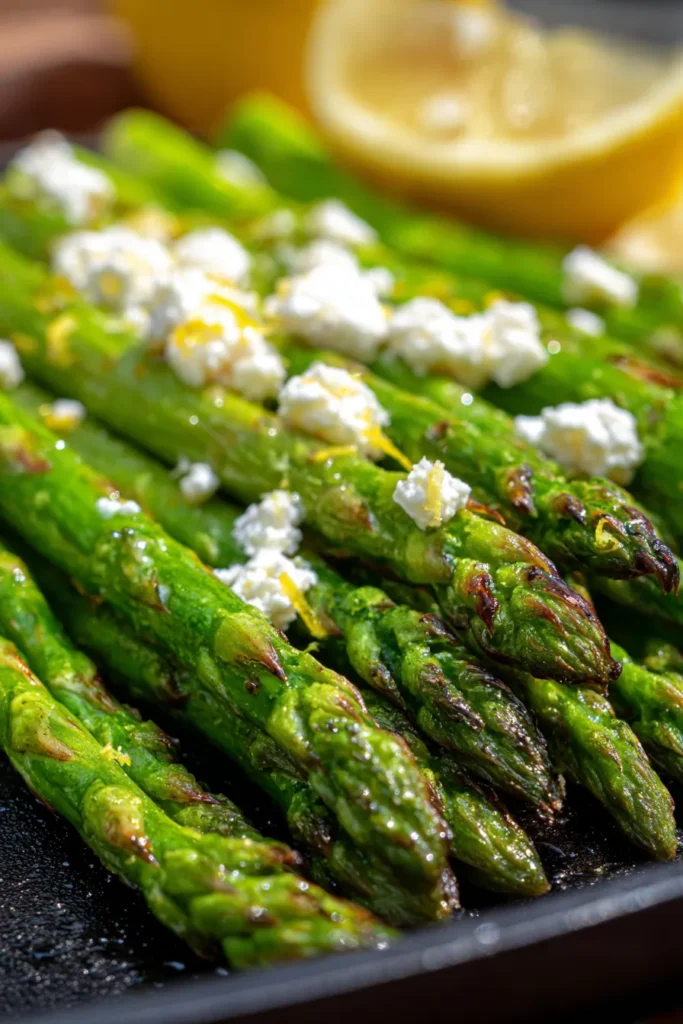 Zesty Lemon & Feta Grilled Asparagus: Easy Spring Side Dish