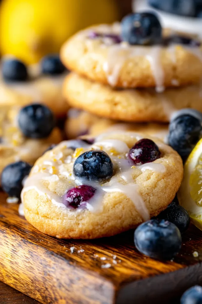 Soft & Chewy Lemon Blueberry Cookies Recipe – Olives + Thyme