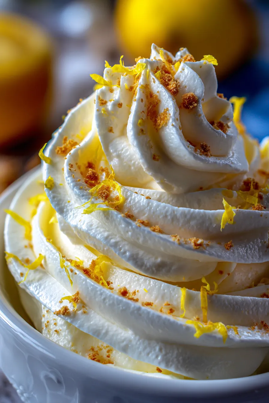 Lemon Fluff-garnish-zest