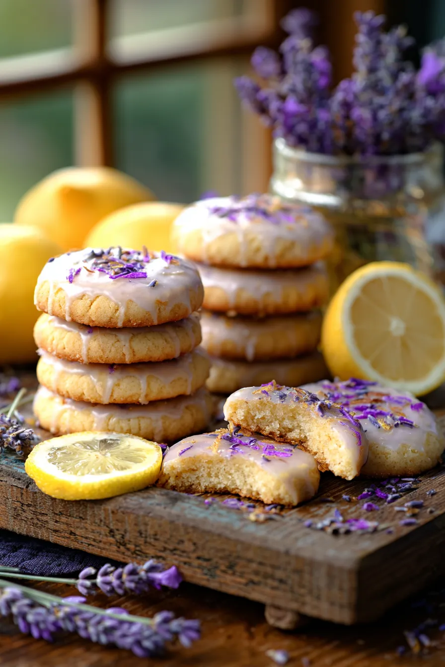 lemon-lavender-cookies-closeup-texture