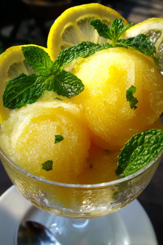 Best Zesty Homemade Lemon Sorbet Recipe – Pure Refreshment!