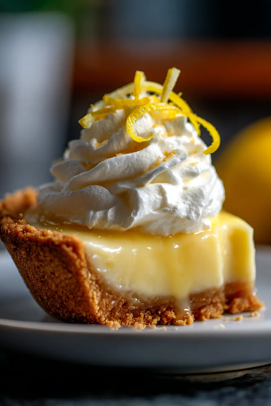 No-Bake Lemon Pie-ingredients-arrangement