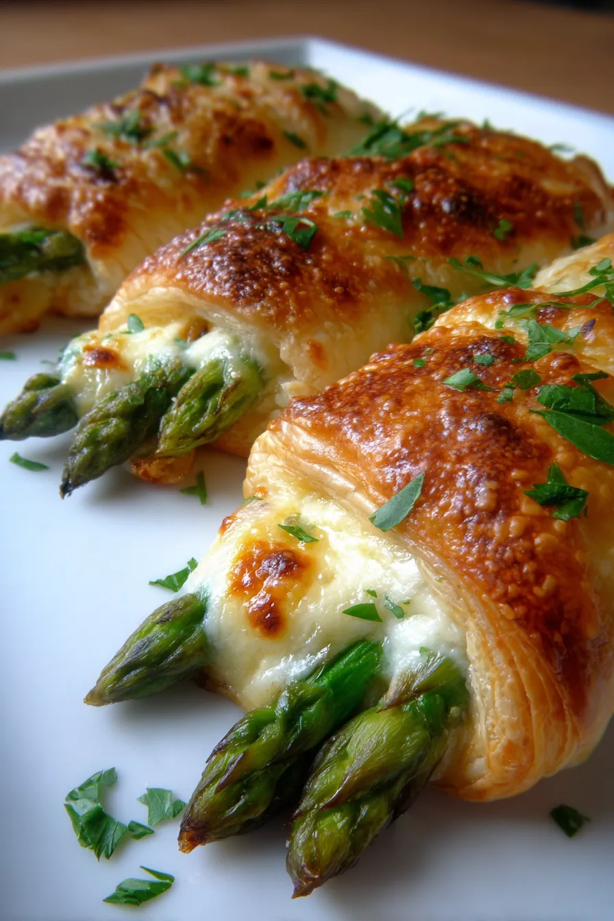 Puff Pastry Wrapped Cheesy Asparagus - Your Choice Nutrition-ingredients-prep