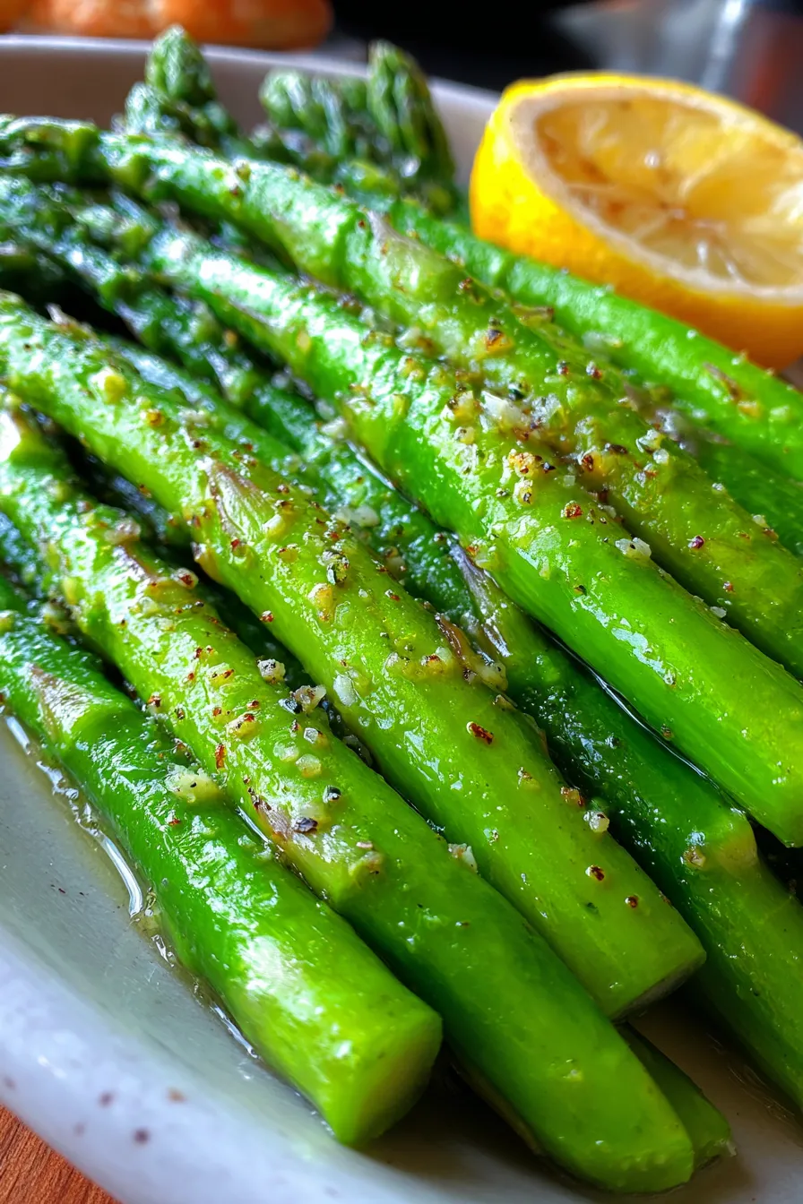 Quick and Easy Stovetop Asparagus-cooking-pan-fresh