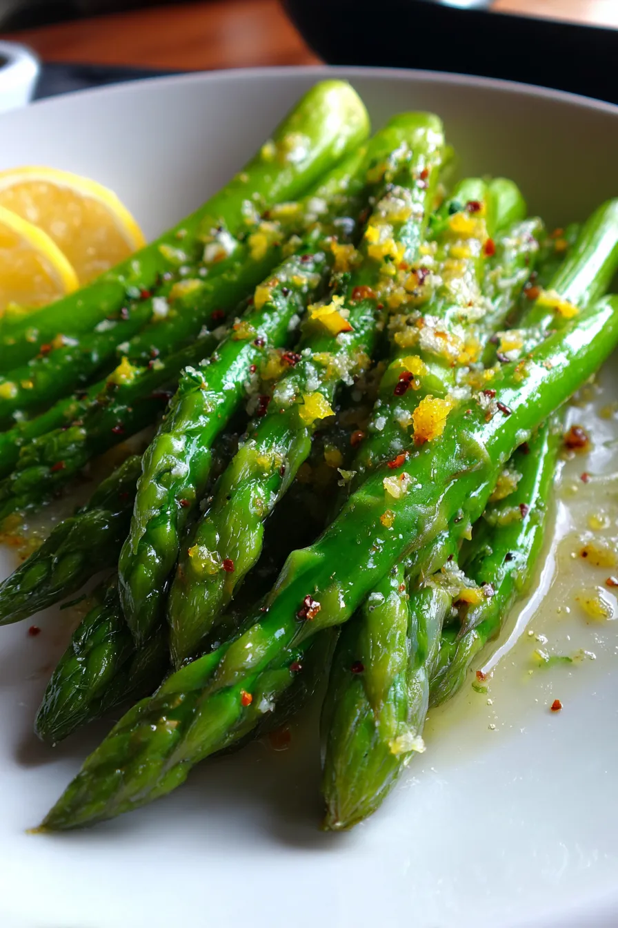 Quick and Easy Stovetop Asparagus-texture-closeup-tender