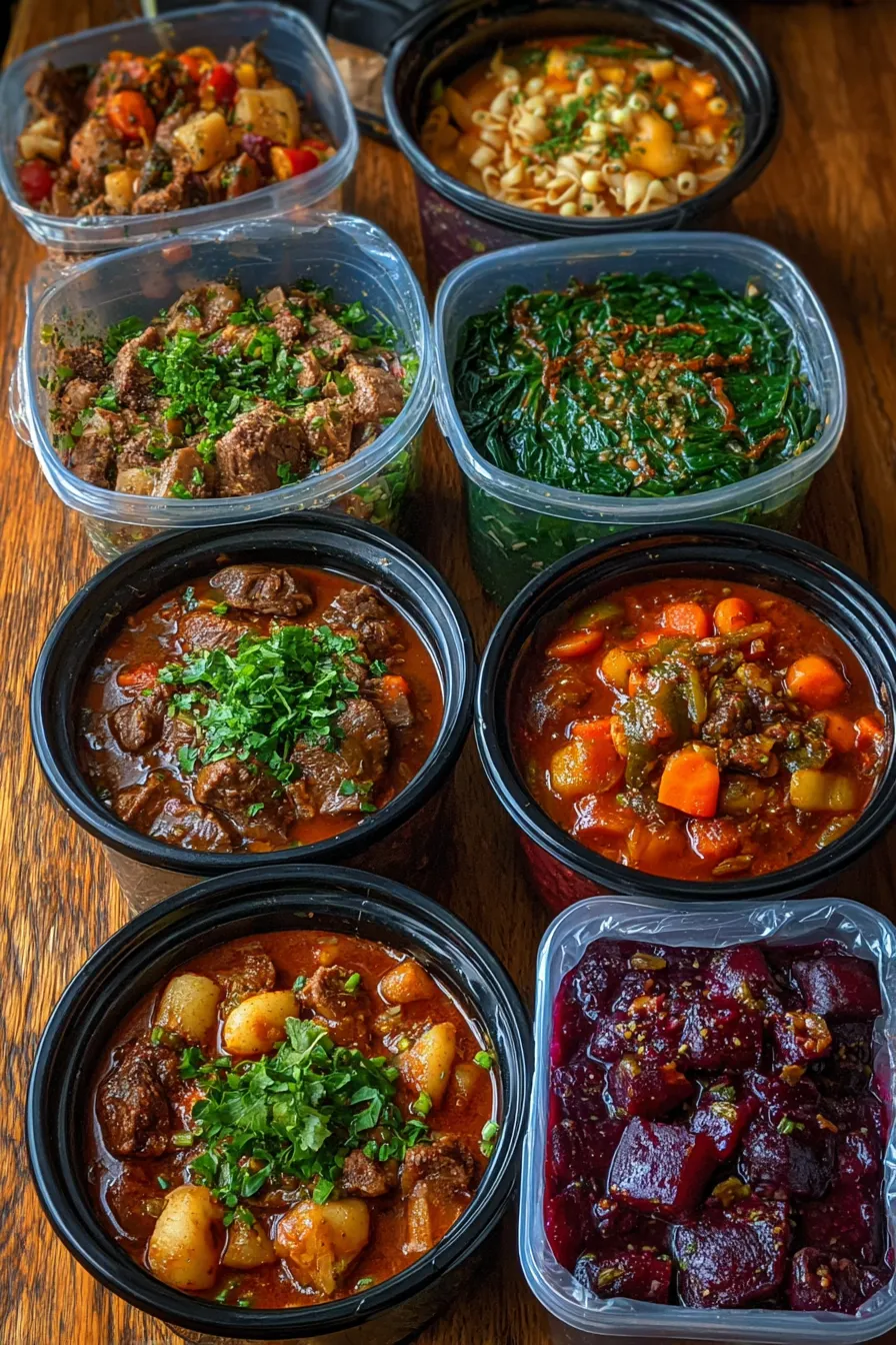 slow cooker prep close up