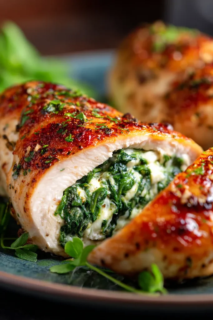 Spinach Stuffed Chicken: Healthy, Low-Carb Dinner Recipe!