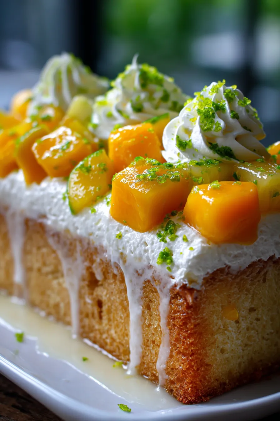 Sponge cake soaked in milk