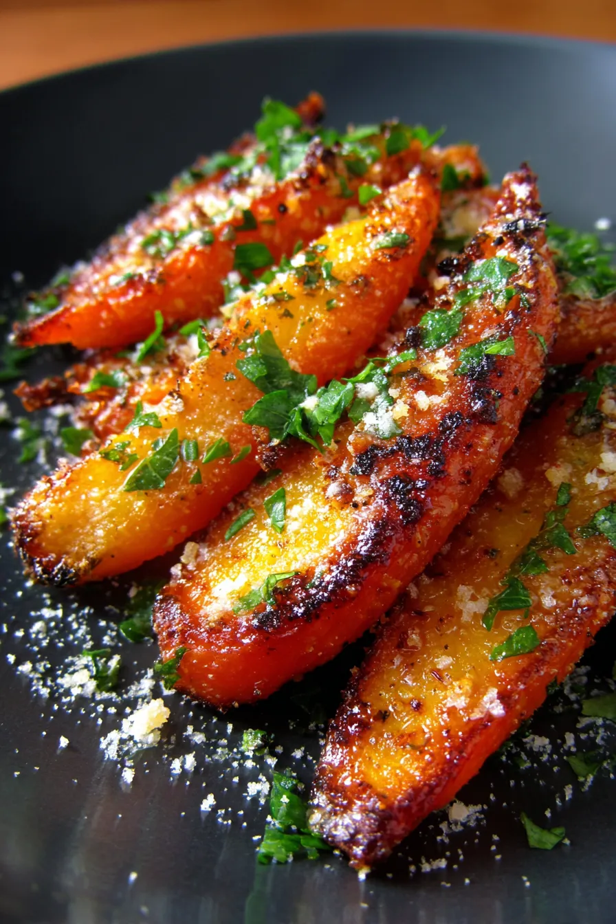 Tasty Parmesan Carrots! 🥕-parmesan-shavings-texture