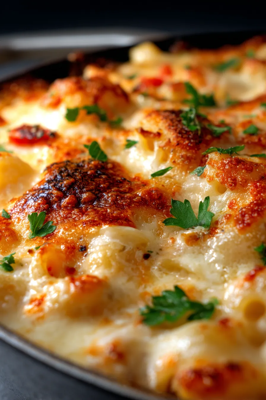Tini's Macaroni and Cheese-oven-baked-casserole